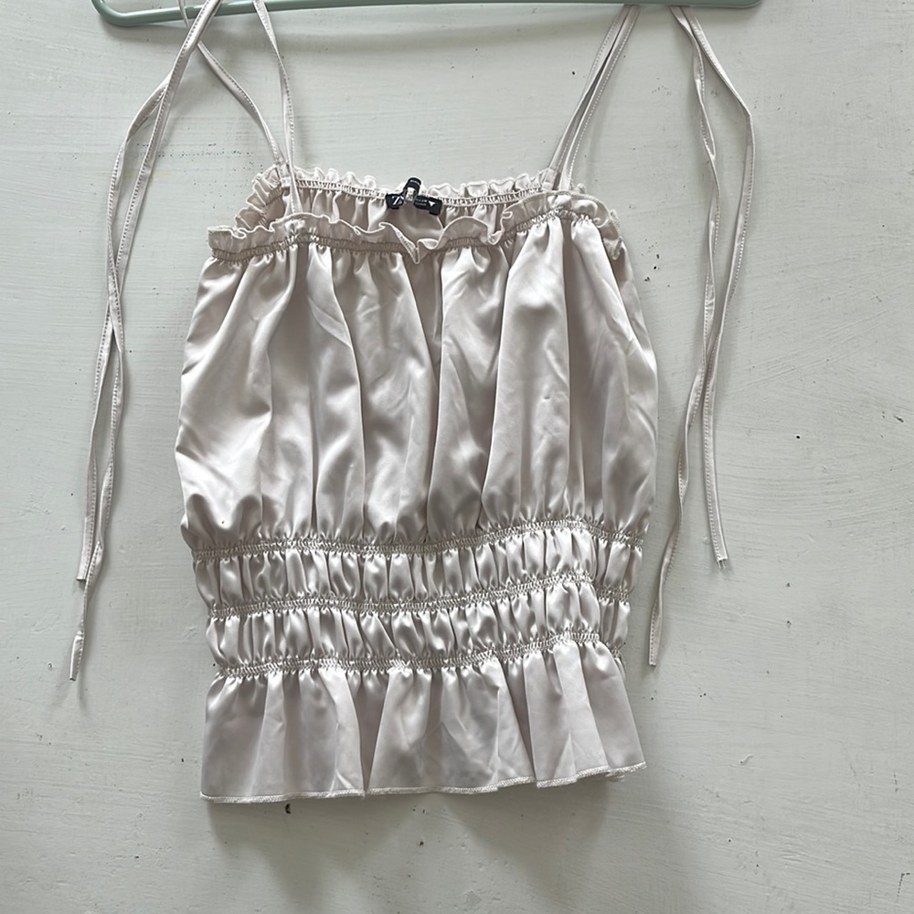 Zara silky going out top